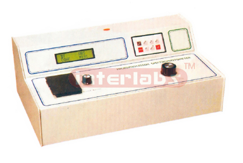 SPECTROPHOTOMETER, MICROPROCESSOR BASED